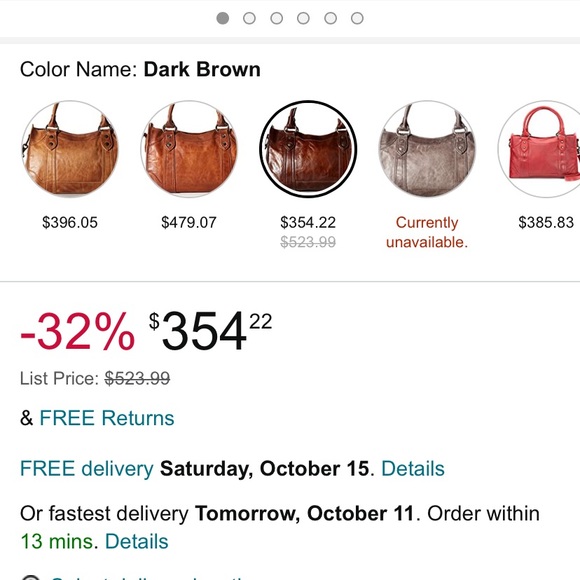 BNWT FRYE Women’s Melissa Satchel - Picture 3 of 12